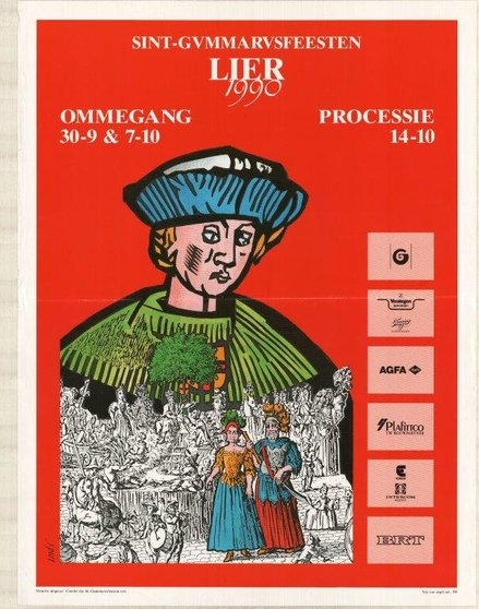 Sint-Gummarisommegang-Lier-1990-Stadsarchief-Lier