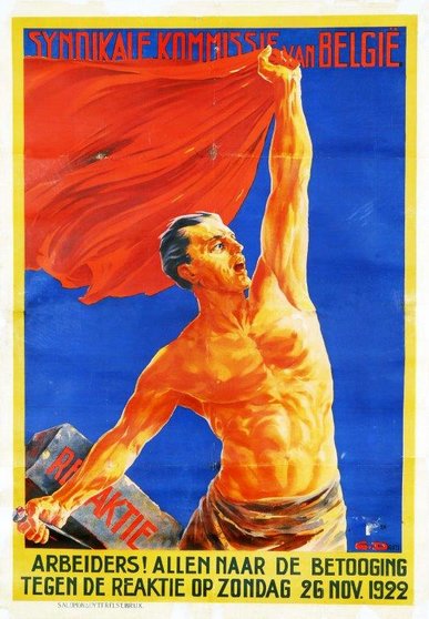 Betoging-Syndikale-Komissie-Brussel-1922-Amsab-ISG