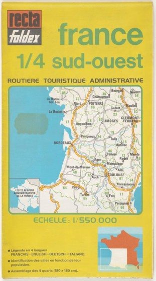 Wegenkaart-van-Zuidwest-Frankrijk-privecollectie