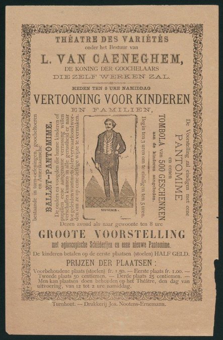 Strooibriefje-Theatre-des-Varietes-van-L-Van-Caeneghem-1875-Universiteit-Gent