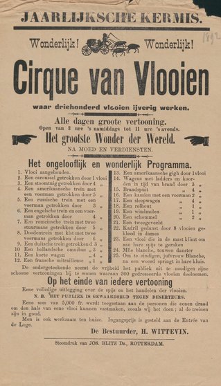 Vlooiencircus-Vliegende-Bladen-Universiteit-Gent